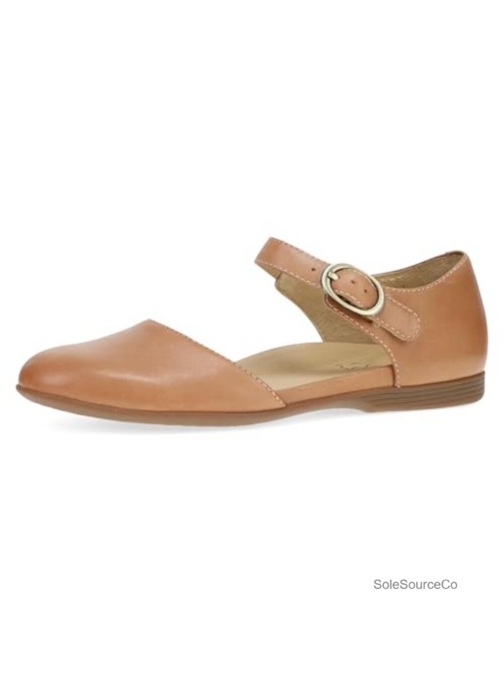 Women's Leather Mary Jane Flats - Comfortable Slip-On Dress Shoes